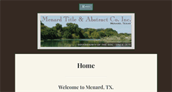 Desktop Screenshot of menardtitle.com